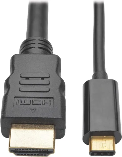 Vista 2 de Tripp Lite Convertidor de cable adaptador USB C a DVI 1080p M/M compatible con Thunderbolt 3, USB tipo C a DVI, USB-C, USB tipo C de 3 pies y 3 pies