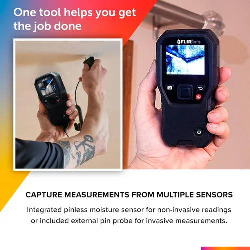 Vista 4 de FLIR MR160 - Higrómetro con imagen térmica - con IGM (Medición guiada por infrarrojos), con pin y sin pin