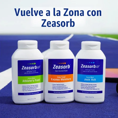 Vista 7 de Zeasorb Polvo de tratamiento antifúngico súper absorbente para Jock Itch, 2.5 onzas