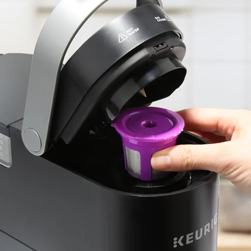 Vista 4 de Pro Mael Filtros desechables de taza K, papel de filtro de café para cafeteras Keurig de una sola porción 1.0 y 2.0, uso con cápsulas K Cup Natural