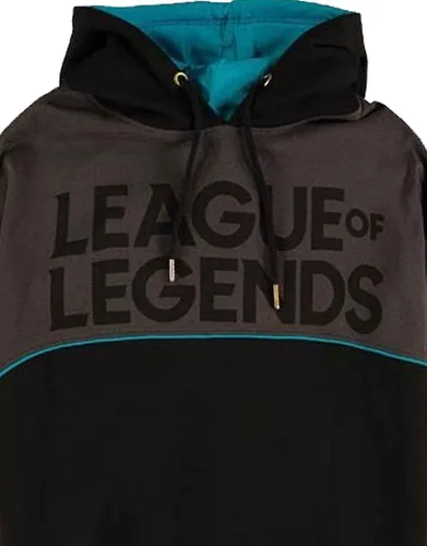 Vista 3 de League of Legends Hoodie Logo Official Mens Black Pullover Size XL