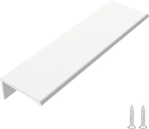 Vista 10 de Goldenwarm - Paquete de 10 tiradores negros de 2-1/2 pulgadas con borde de dedo, tiradores para cajones de cocina, color negro mate, manijas