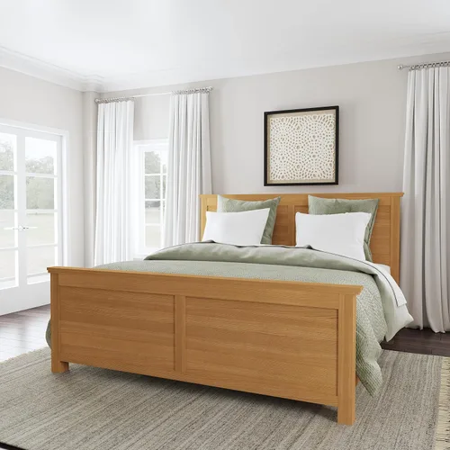 Vista 2 de homestyles Cama King Brown Oak Park