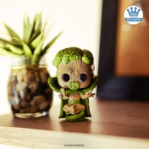 Vista 2 de Funko Pop! Groot como Doctor Strange 1399 Funko Exclusive