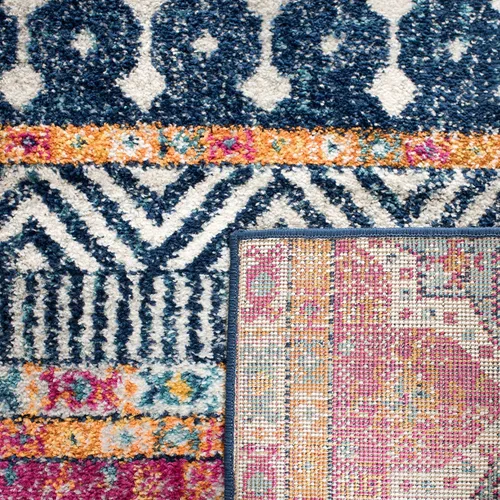 Vista 37 de SAFAVIEH Madison Collection - Alfombra decorativa de 2 pies 3 pulgadas x 4 pies, color carbón y gris, diseño bohemio chic, no desprende pelusa