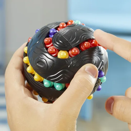 Vista 9 de Hasbro Gaming Atomix - Juego para niños, adolescentes y adultos, rompecabezas de bola y juguete para ansiedad, 1 jugador, actividades portátiles