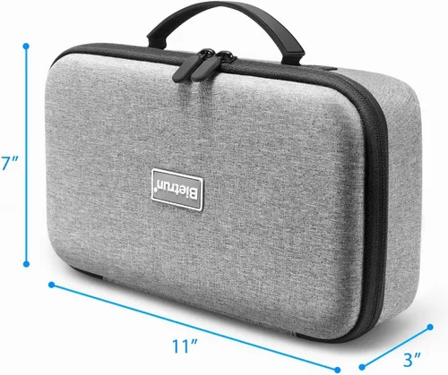 Vista 5 de Bietrun Estuche de almacenamiento de micrófono portátil para micrófonos inalámbricos WXM 02/WXM 04/WXM 19/WXM19A/WXM 21, funda de almacenamiento