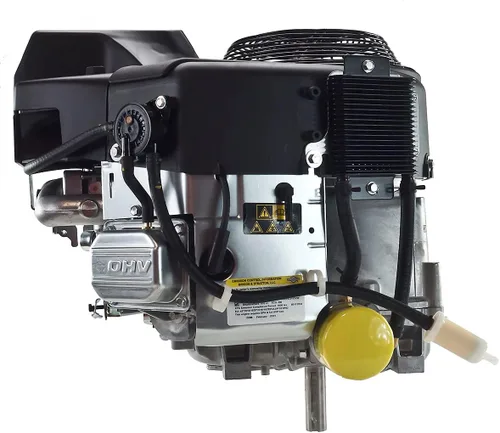 Vista 2 de Briggs and Stratton 49T877 Commercial Turf Series 27 Gross HP 810cc V-Twin con filtro de aire ciclónico y 1 pulgada por 3-5/32