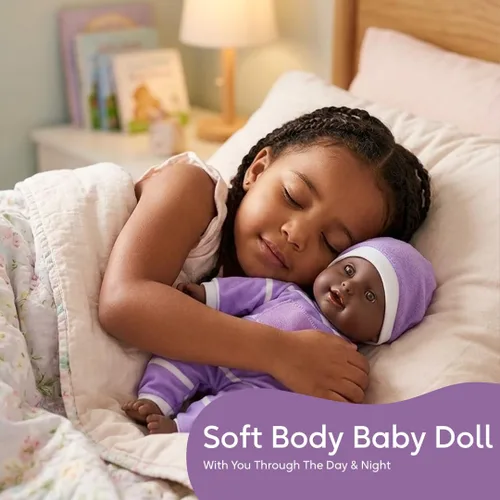 Vista 5 de The New York Doll Collection Muñeca de bebé de cuerpo suave de 11 pulgadas en caja de regalo - Juguete de muñeca de 11" para niños, niñas y niños