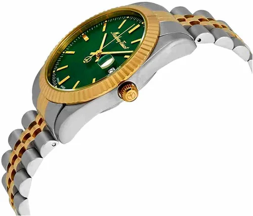 Vista 2 de Mathey-Tissot Mathey III Reloj de cuarzo con esfera verde para hombre H810BV, Verde, Classic