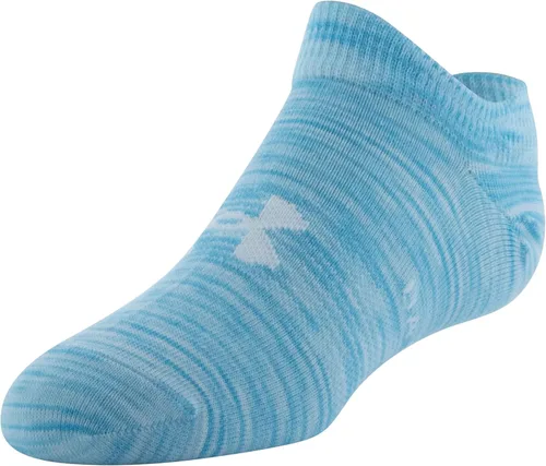 Vista 2 de Under Armour Calcetines invisibles esenciales para niña, paquete de 6