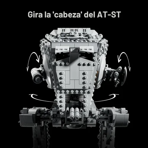 Vista 4 de LEGO Star Wars AT-ST Walker Juego de construcción – Bloques de construcción para adultos para fanáticos, Edades 18+ – Kit de modelo coleccionable
