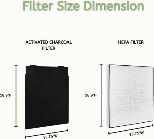 Vista 3 de Nispira True HEPA - Juego de prefiltros de carbono compatible con Sears Kenmore 83375, 83376, 83200, 83202 (Progressive 335), 83230, 83354, 83355