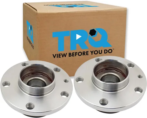 Vista 102 de TRQ Juego de 2 rodamientos de rueda delantera y conjunto de cubo compatible con Tesla 3 2020 Y 2018-2019 para Tesla 3 2020 Tesla Y AWD 2018-2019