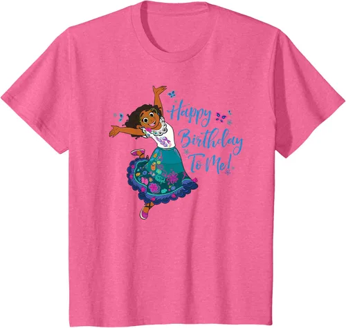 Vista 10 de Disney Camiseta Encanto Mirabel Madrigal ¡Feliz cumpleaños a mí! Negro