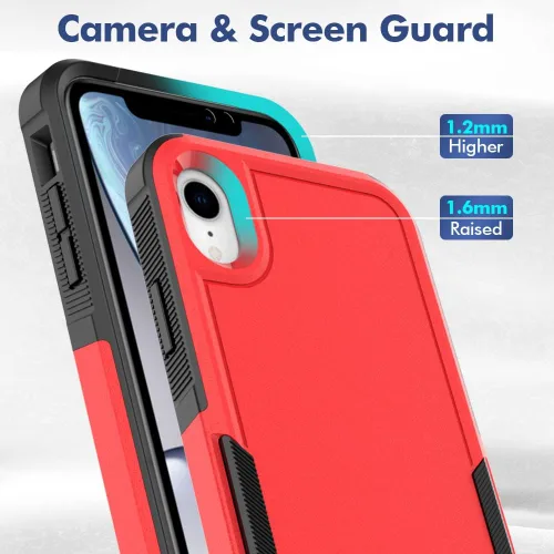 Vista 133 de Jeylly Funda para iPhone SE/Funda para iPhone 5S, Exterior de Plástico Duro que Absorbe Golpes + Interior de Silicona de Goma Defensor contra