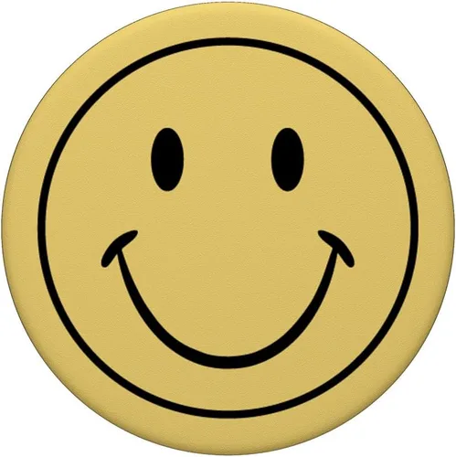 Vista 3 de HAPPY FACE - SMILE - RETRO 70'S GRAPHIC PopSockets PopGrip: agarre intercambiable para teléfonos y tabletas PopSockets estándar PopGrip