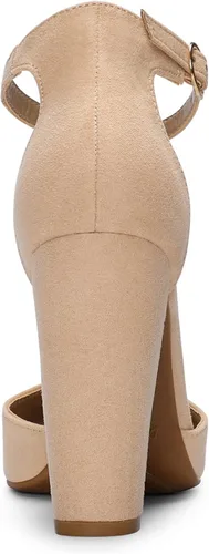 Vista 5 de Dream Pairs Coco - Zapatos de tacón alto puntiagudos, para mujer