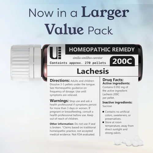 Vista 6 de Remedio homeopático Lachesis 200C, Urenus