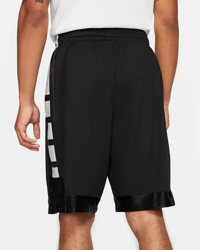Vista 2 de Nike Pantalones cortos de baloncesto Elite para hombre, GrisNegroBlanco