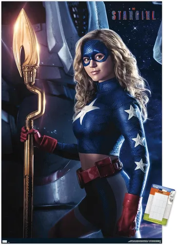 Vista 12 de Trends International DC Comics TV Stargirl - Póster de pared de arte clave, 22.4 pulgadas de largo x 14.7 pulgadas, versión enmarcada de madera