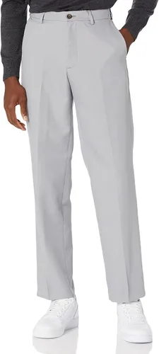 Vista 11 de Amazon Essentials - Pantalón de vestir de corte clásico, con cintura expandible y sin pinzas para hombre