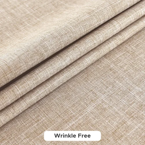 Vista 5 de Fitable - Manteles de lino sintético para mesas rectangulares: Mantel de granja resistente al agua y a las manchas, manteles de arpillera