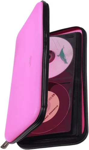 Vista 12 de Funda para CD, billetera resistente de capacidad para 72 personas, soporte para DVD para automóvil, carcasa rígida resistente, soporte para disco