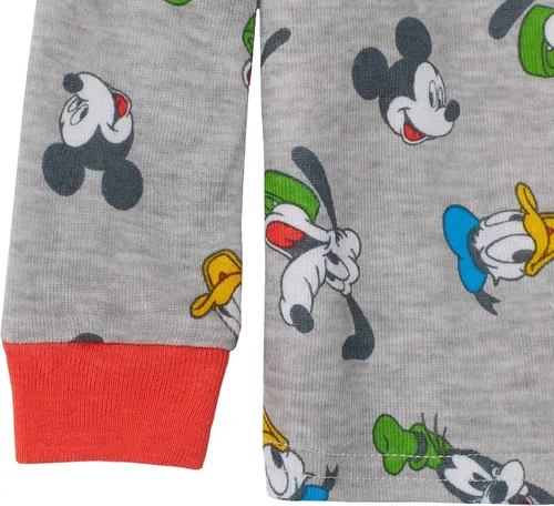 Vista 5 de Disney Pijama de algodón de 4 piezas de Mickey Mouse para bebé niño