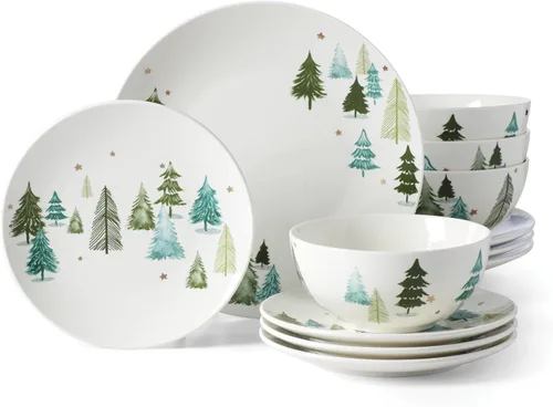 Vista 13 de Lenox 895171 Balsam Lane - Juego de sal y pimienta de muñeco de nieve, 2 piezas, alojamiento navideño y festivo