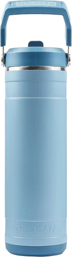 Vista 16 de Pelican Hydration Pelican Pacific™ - Vaso aislado al vacío de 26 onzas, acero inoxidable reciclado de doble pared de viaje con doble tapa, botella