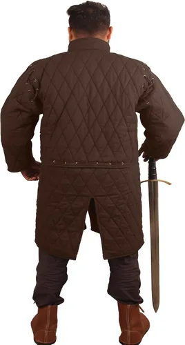 Vista 3 de Abrigo acolchado Gambeson Chaqueta Aketon para Sca