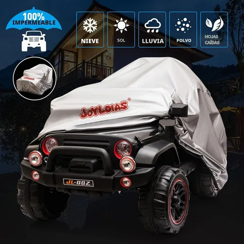 Vista 2 de Fitnessclub Autos eléctricos para niños, automóvil eléctrico para niños de 12 V con control remoto Bluetooth de 2,4 GHz, luces LED, reproductor MP3