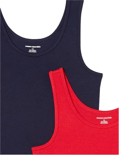 Vista 6 de Tienda Essentials - Camiseta de tirantes ajustada para mujer paquete de 2