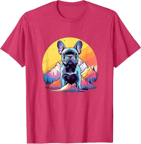 Vista 25 de French Bulldog Dog Men Women Kids T-Shirt Asphalt Grey