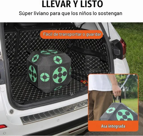 Vista 4 de VEVOR Archery Target Block, All-Side Bow Target Block, Outdoor Portable Archery Target with Carry Handle, Easy Arrow Removal, Great Visibility
