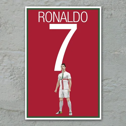 Vista 2 de Póster Cristiano Ronaldo - Portugal Art