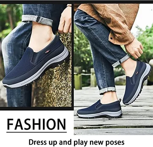 Vista 3 de OWTERY CNA Shoes - CNA Trop Shoes para hombre, zapatos ortopédicos Cnatrop para senderismo al aire libre, zapatos Asupwell (azul, 10.5)