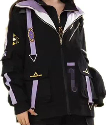 Vista 2 de TOLINA Anime GenshinImpact Alhaitham Kaveh - Sudadera con capucha 3D, sudadera con capucha de anime, disfraz de cosplay