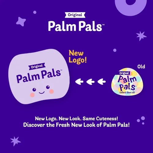 Vista 2 de Aurora® Adorable Palm Pals™ Rae Sun™ - Juego de bolsillo - Diversión coleccionable - Naranja 5 pulgadas