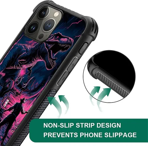 Vista 339 de Funda compatible con iPhone 15, diseño de elefantes africanos, diseño increíble a prueba de golpes, antiarañazos, carcasa trasera de policarbonato