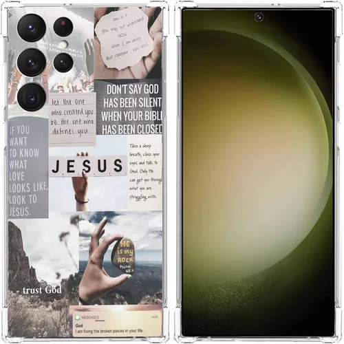 Vista 69 de Funda de collage estético para Samsung Galaxy S21, patrón de citas positivas, funda de TPU suave de moda compatible con Galaxy S21
