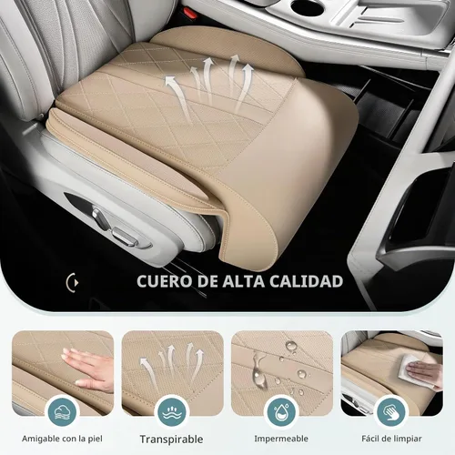 Vista 3 de Coverado Cojín de soporte extensor de patas de asiento de automóvil, cojín para asiento del conductor, soporte universal para patas de asiento