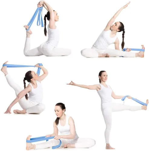 Vista 6 de Juego de bloques ladrillos y correa para Yoga (2 unidades) con aro de metal de 9x6x4 pulgadas. proporciona estabilidad Equilibrio y apoyo mejorar
