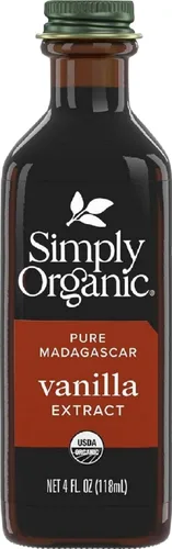 Vista 9 de Simply Organic, extracto puro de vainilla de Madagascar, frasco de vidrio de 2 onzas, sabor sin azúcar certificado orgánico para batidos