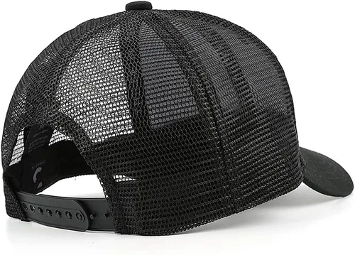 Vista 5 de Thy Thou Gorra de béisbol bordada con bandera de pez estadounidense para hombre, gorra de béisbol bordada de malla ajustable para regalo