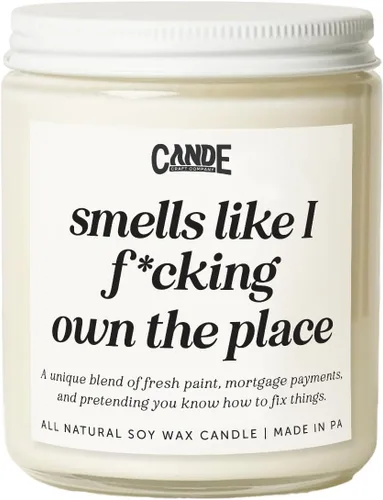 Vista 11 de CE Craft - Funny Housewarming Candle - New Home Gifts Ideas - Homeowner - New Apartment - Closing Gifts (Hope Your New Neighbors)