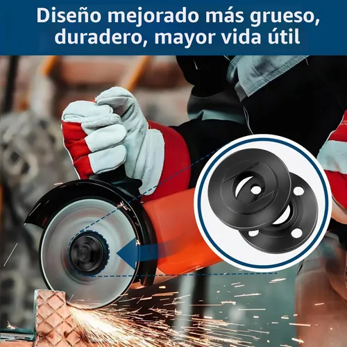 Vista 5 de Juego de 7 llaves de amoladora angular y amoladora angular, tuercas de bloqueo de metal de brida 5/8-11, compatibles con Dewalt, Milwaukee, Makita1