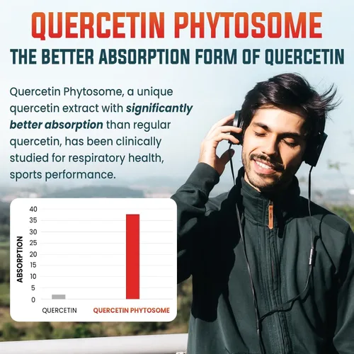 Vista 4 de Fitosoma de quercetina liposomal, quercetina con bromelina, zinc y vitamina C, complejo de fitosomas bioactivos, absorción 20 veces mayor - 60