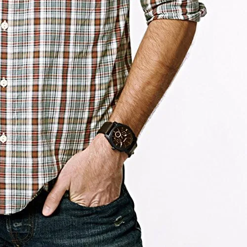 Vista 5 de Fossil Reloj cronógrafo para hombre FS4656 Marrón Cronógrafo